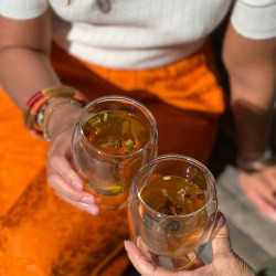 Mugs en verre double paroi